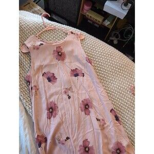 Pink floral dress medium